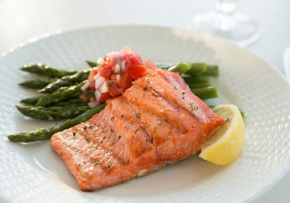 Okema Area Bed and Breakfast - Salmon for Dinner