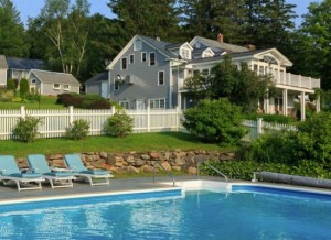 Pristine pool at Vermont bed and breakfast